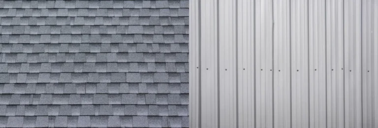 comparison of shingle roof vs metal roof